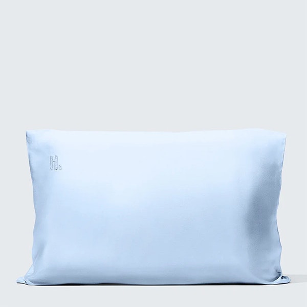 Silky Bamboo Pillowcase, Sky Blue fra Hairlust