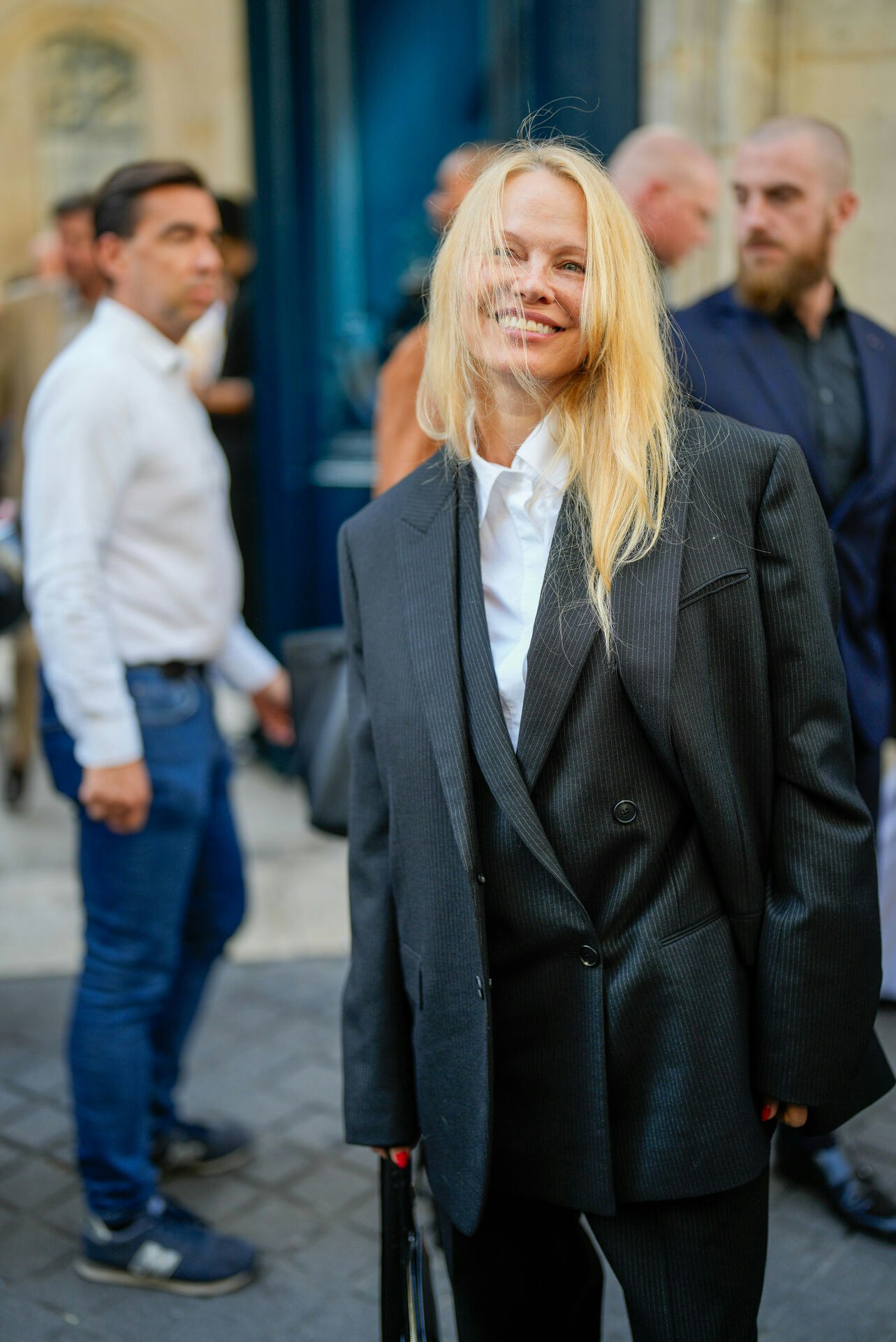 Pamela Anderson Paris fashion week