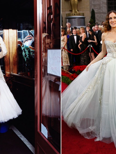 Carrie Bradshaw-kjoler får nyt liv i Oscar de la Renta show under New York Fashion Week