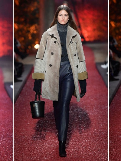 Chefredaktricen: "Hermès viste en cool kollektion med læder i overflod"