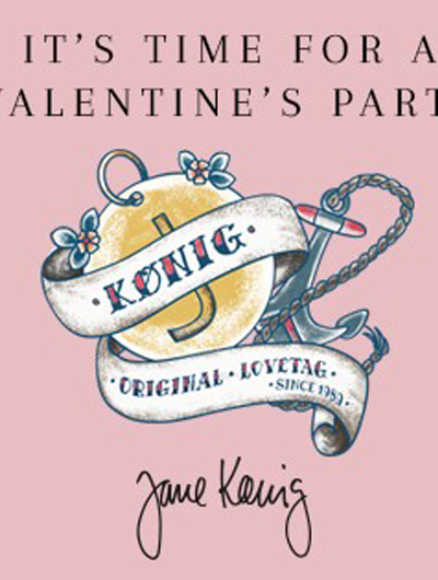 Jane Kønig inviterer til eksklusivt 'Valentine's Party' - og du er inviteret!