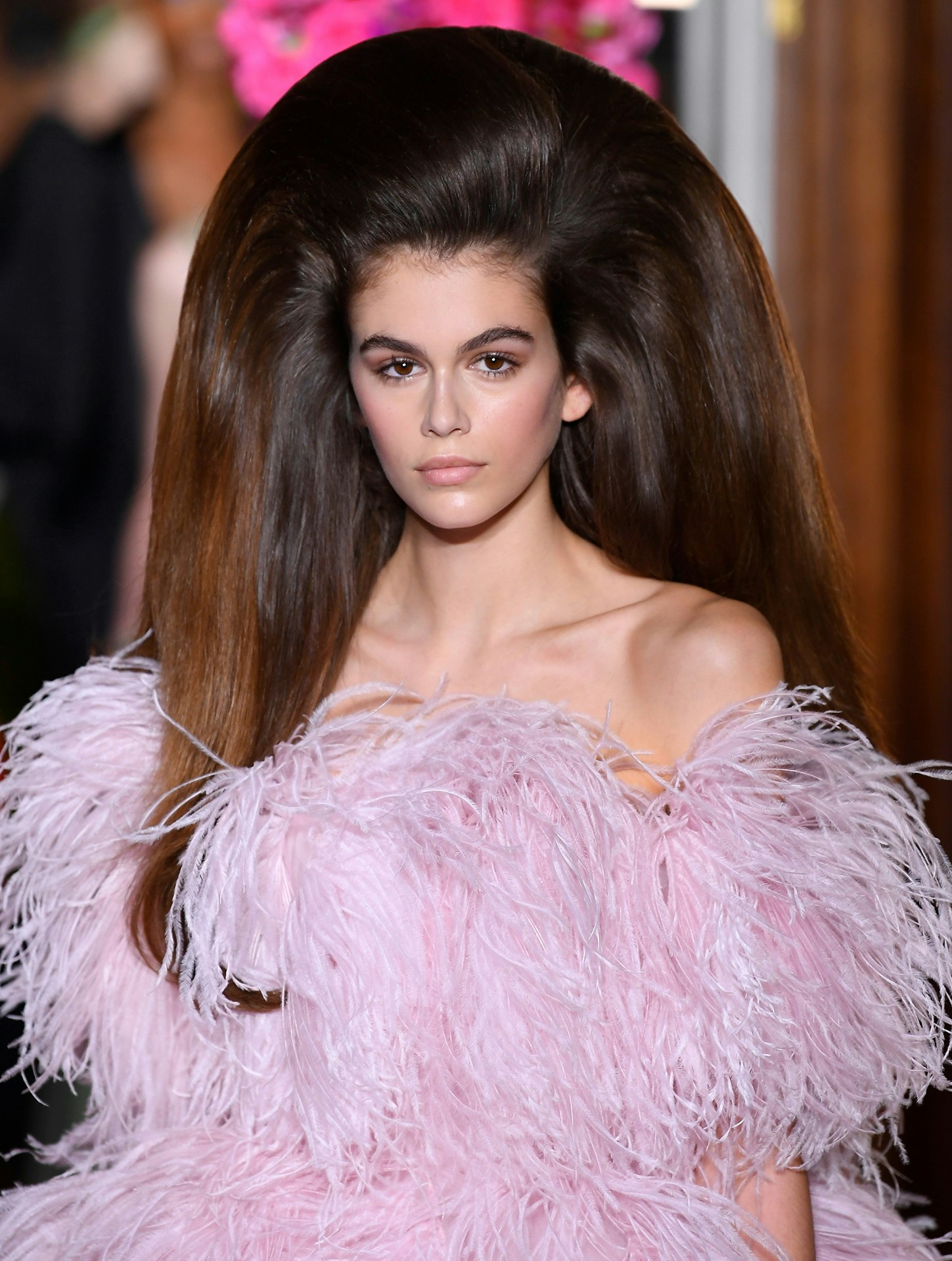 Valentino: Håret, kjolen, modellen og showet alle taler om