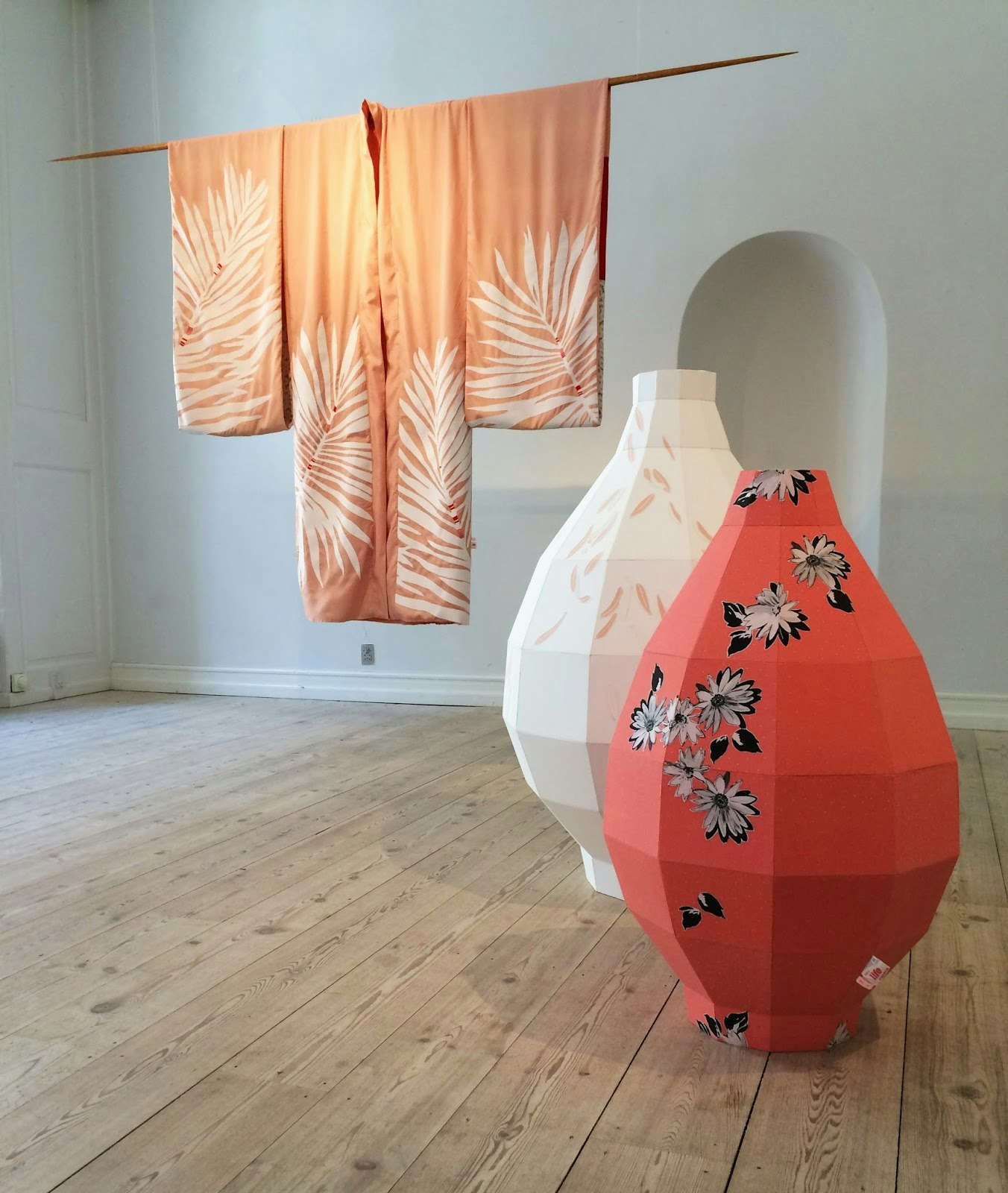 Fra Martine Myrups udstilling: Fabric/Fabrik
