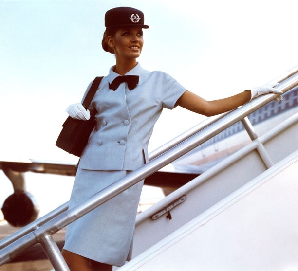 Stewardessemoden hos Air France gennem tiden 