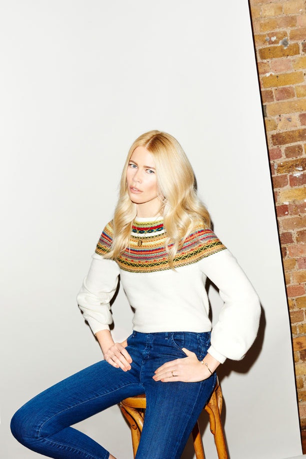 Claudia Schiffer lancerer eksklusiv knitwear kollektion på stylebop.com
