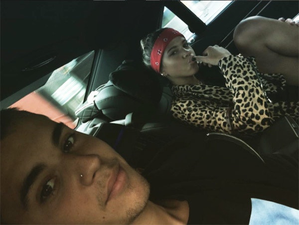 Justin Bieber og Sofia Richie's instagram-billeder