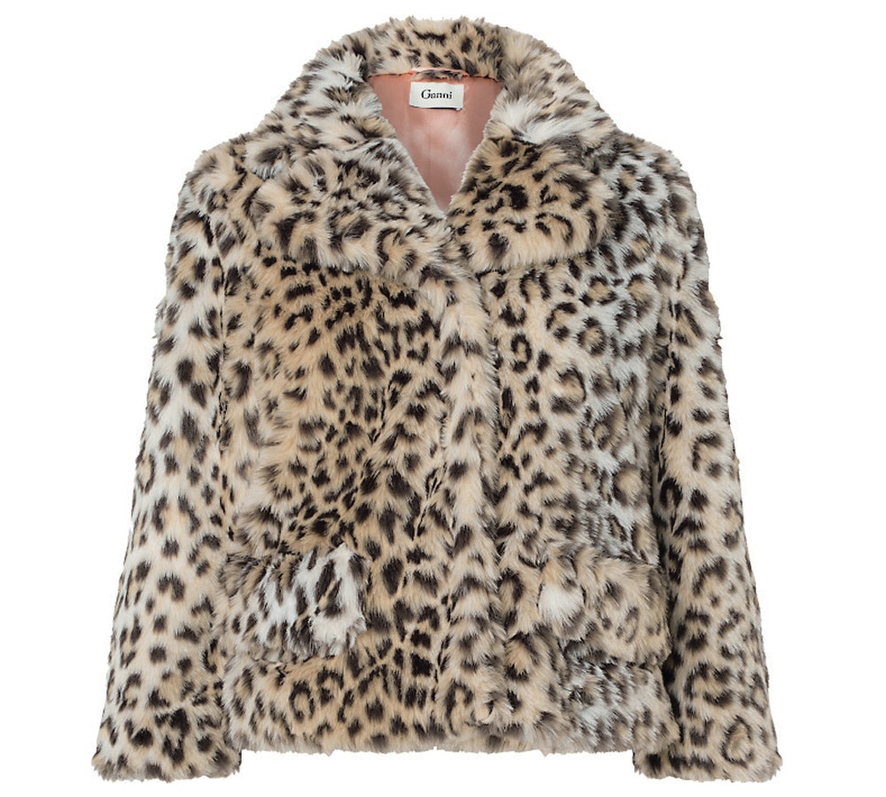 Fake fur-jakke, Ganni, 2.499 kr. 